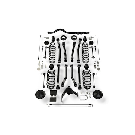 Teraflex JKU 4-DOOR 4" LIFT KIT W/ 8 ALPINE FLEXARMS & TRACK BAR 1156401